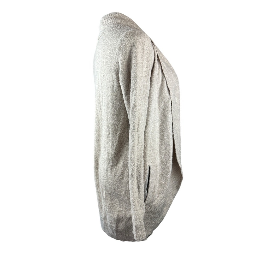 Barefoot Dreams CozyChic Lite Circle Cardigan Cream Open Front Womens XS/S 452 - Picture 6 of 10